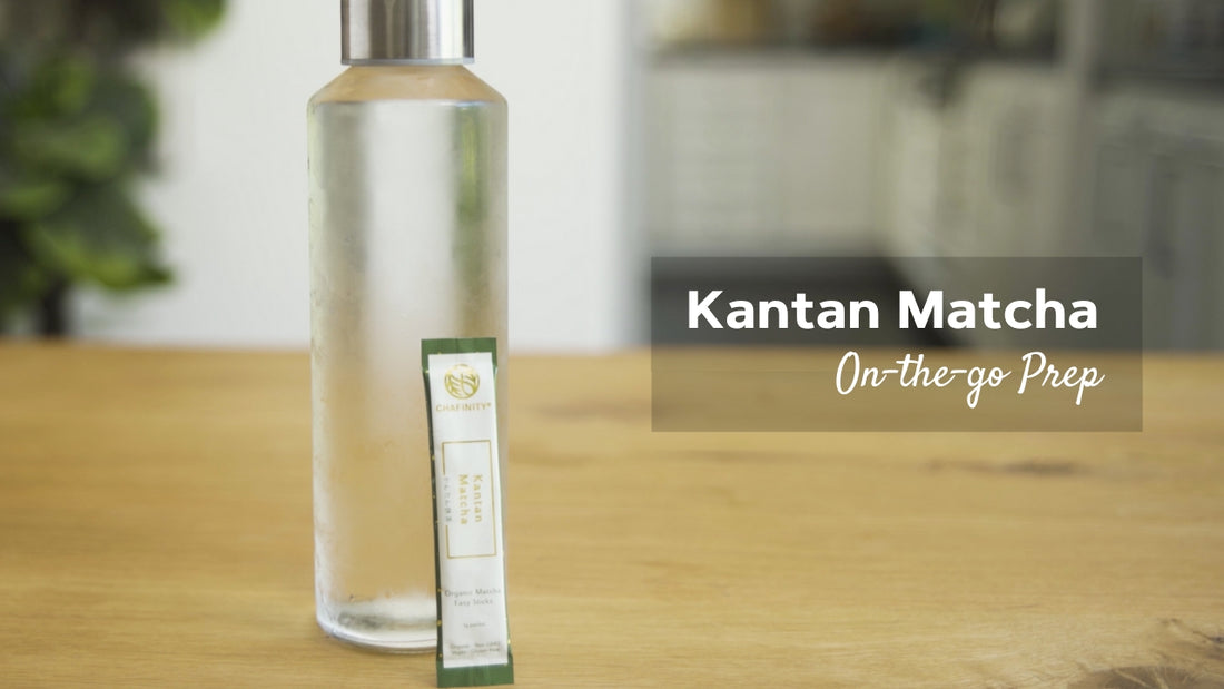 How to prepare cold matcha with Chafinity Kantan Matcha