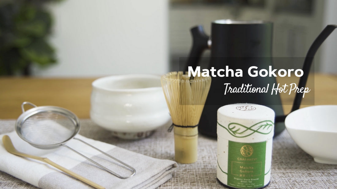 How to prepare matcha with Chafinity Matcha Gokoro