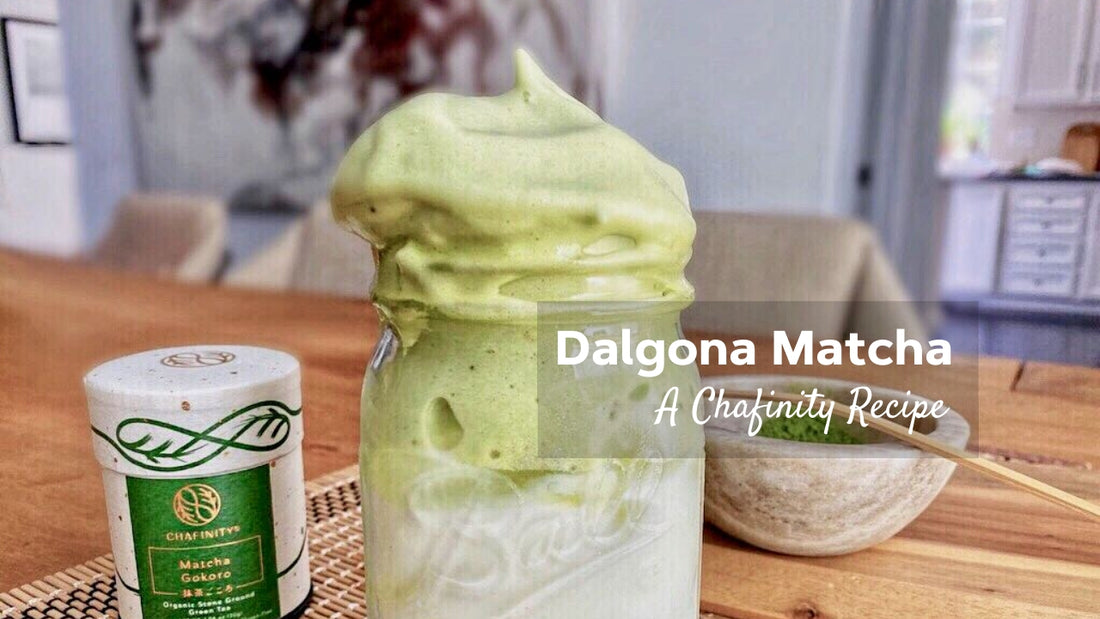 Chafinity Recipe Blog for Dalgona Matcha