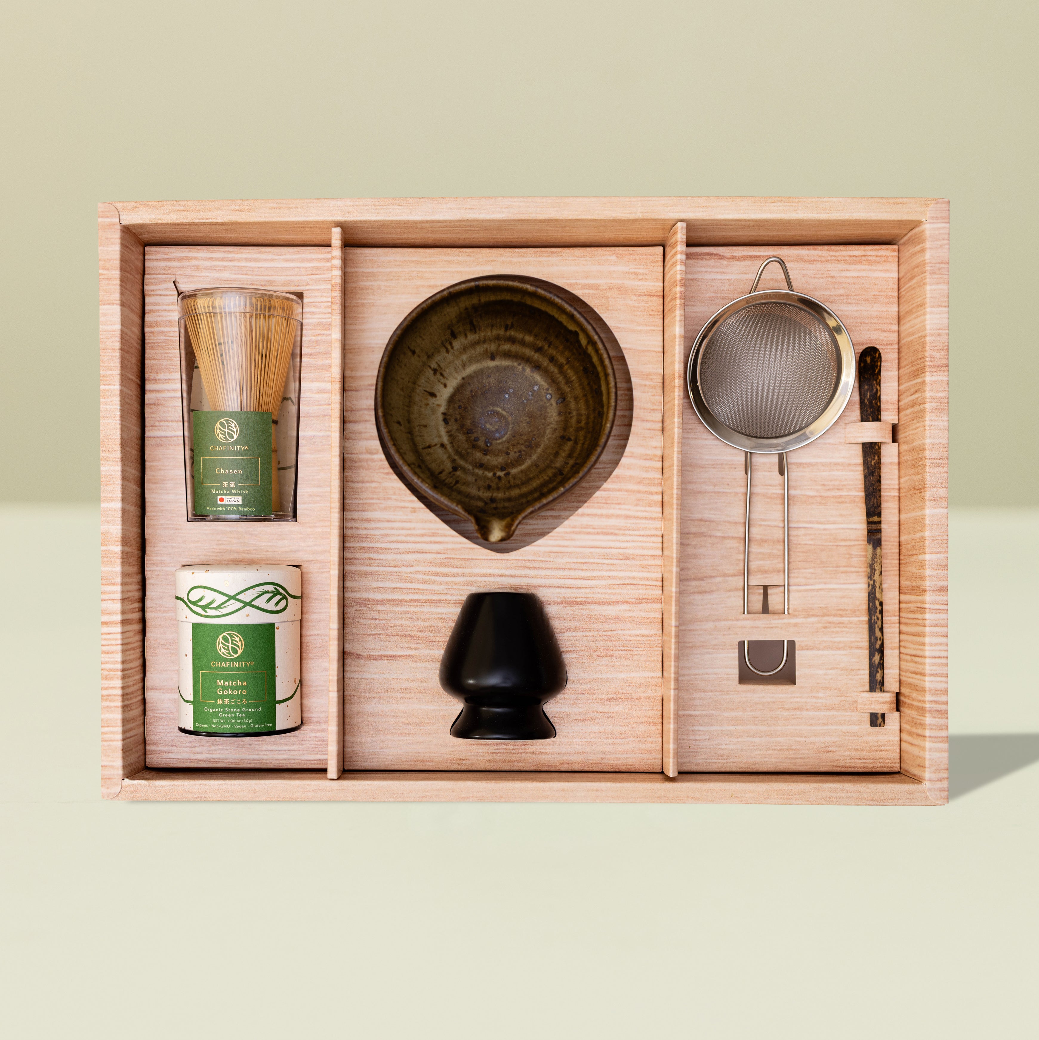 Signature Collection Set | Matcha, Spouted Bowl, Whisk, Scoop, Stand, Sifter