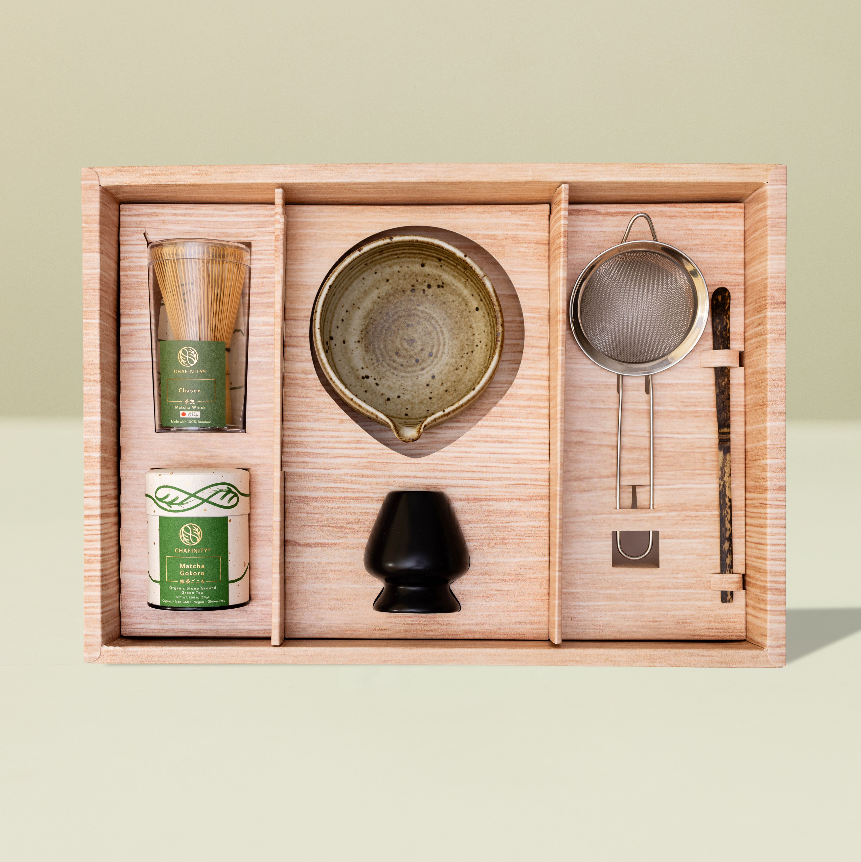 Signature Collection Set | Matcha, Spouted Bowl, Whisk, Scoop, Stand, Sifter
