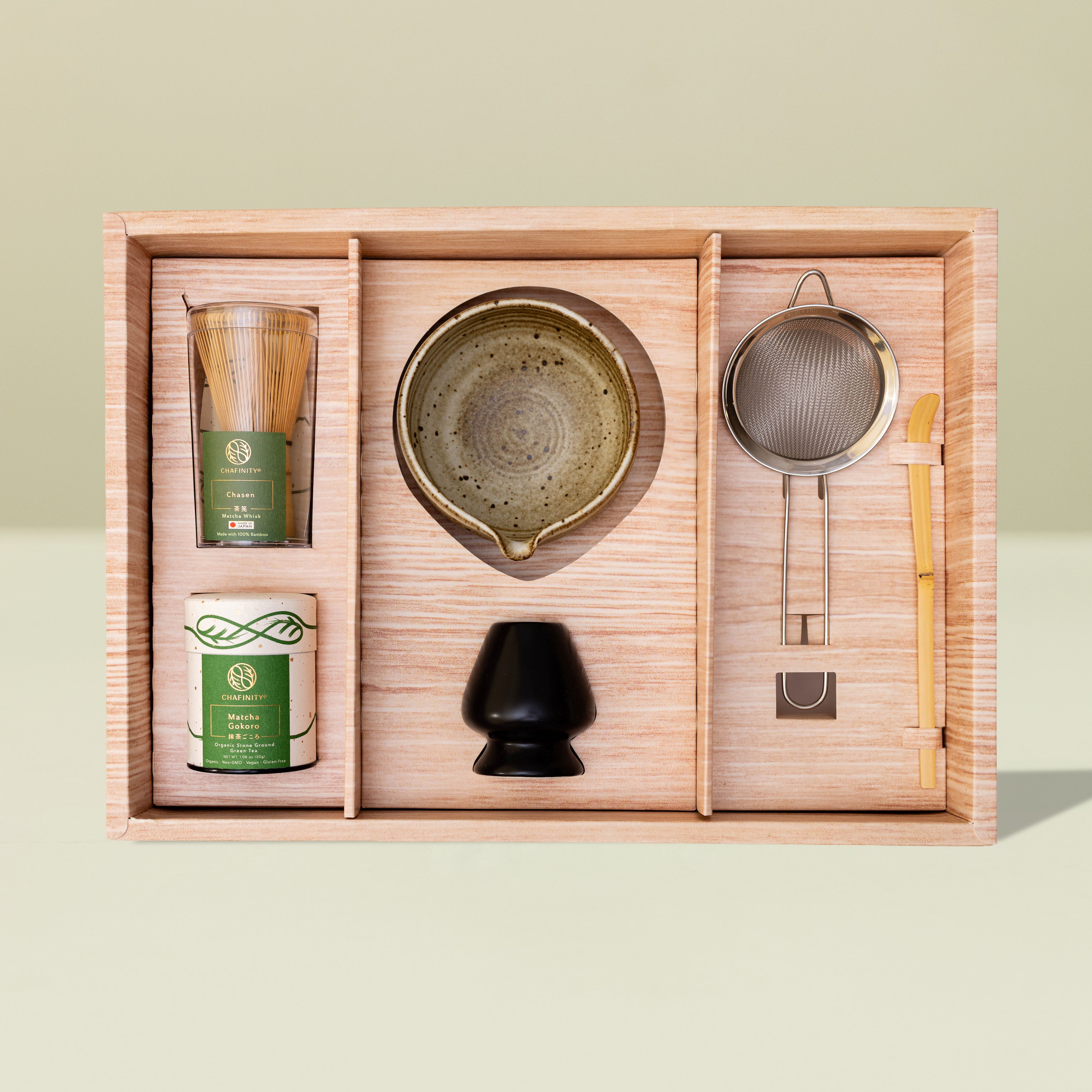 Signature Collection Set | Matcha, Spouted Bowl, Whisk, Scoop, Stand, Sifter