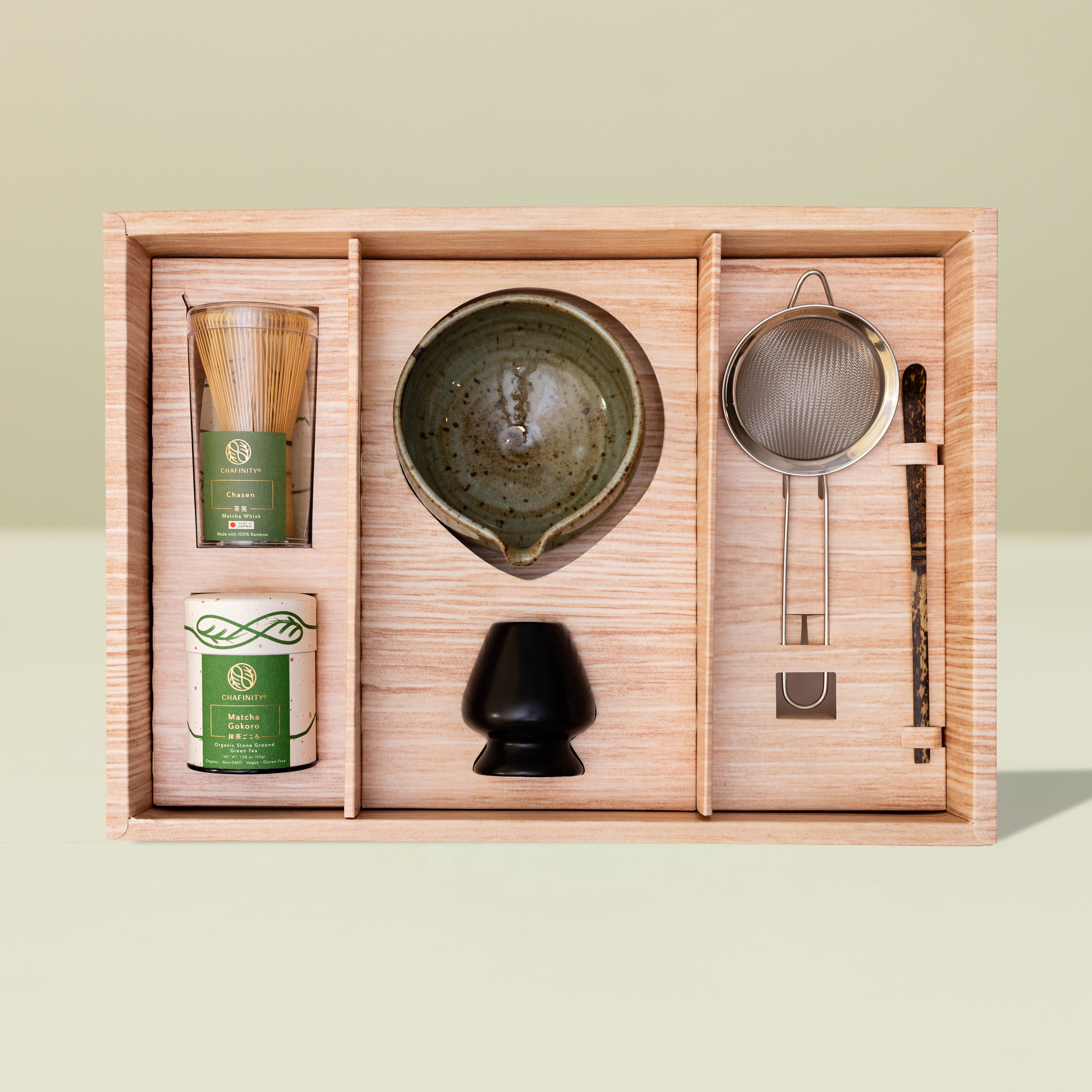 Signature Collection Set | Matcha, Spouted Bowl, Whisk, Scoop, Stand, Sifter