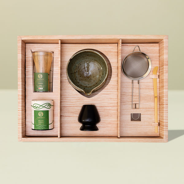 Signature Collection Set | Matcha, Spouted Bowl, Whisk, Scoop, Stand, Sifter