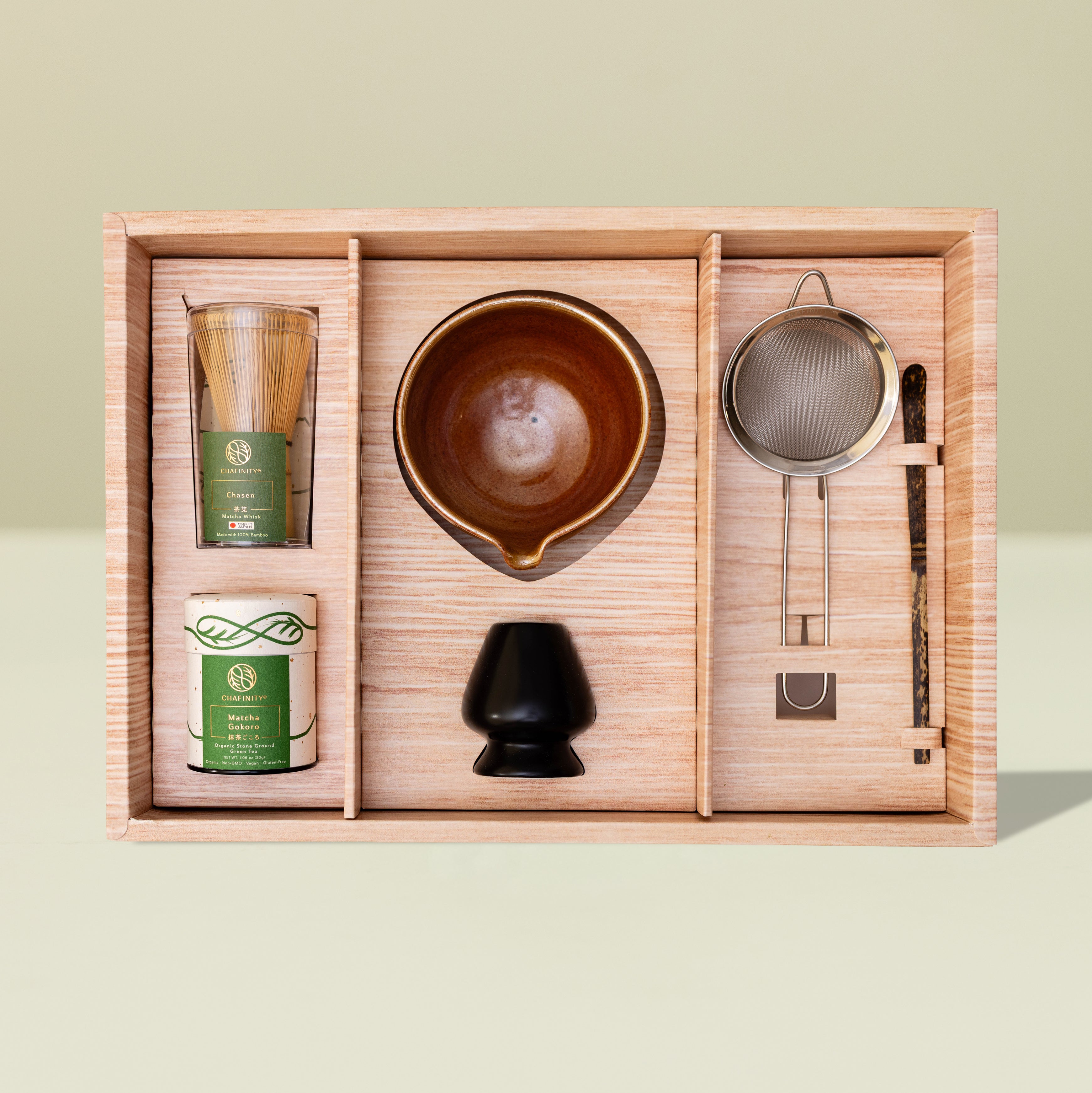 Signature Collection Set | Matcha, Spouted Bowl, Whisk, Scoop, Stand, Sifter