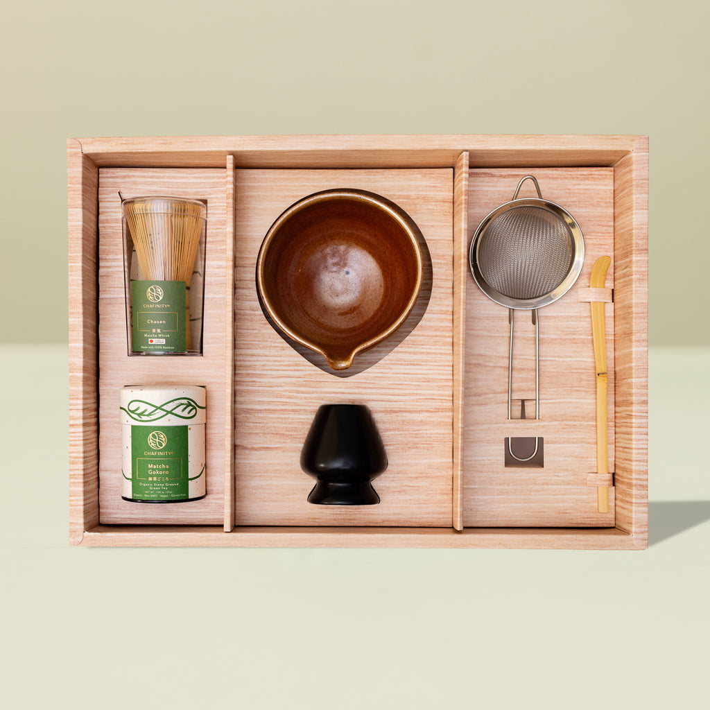 Signature Collection Set | Matcha, Spouted Bowl, Whisk, Scoop, Stand, Sifter